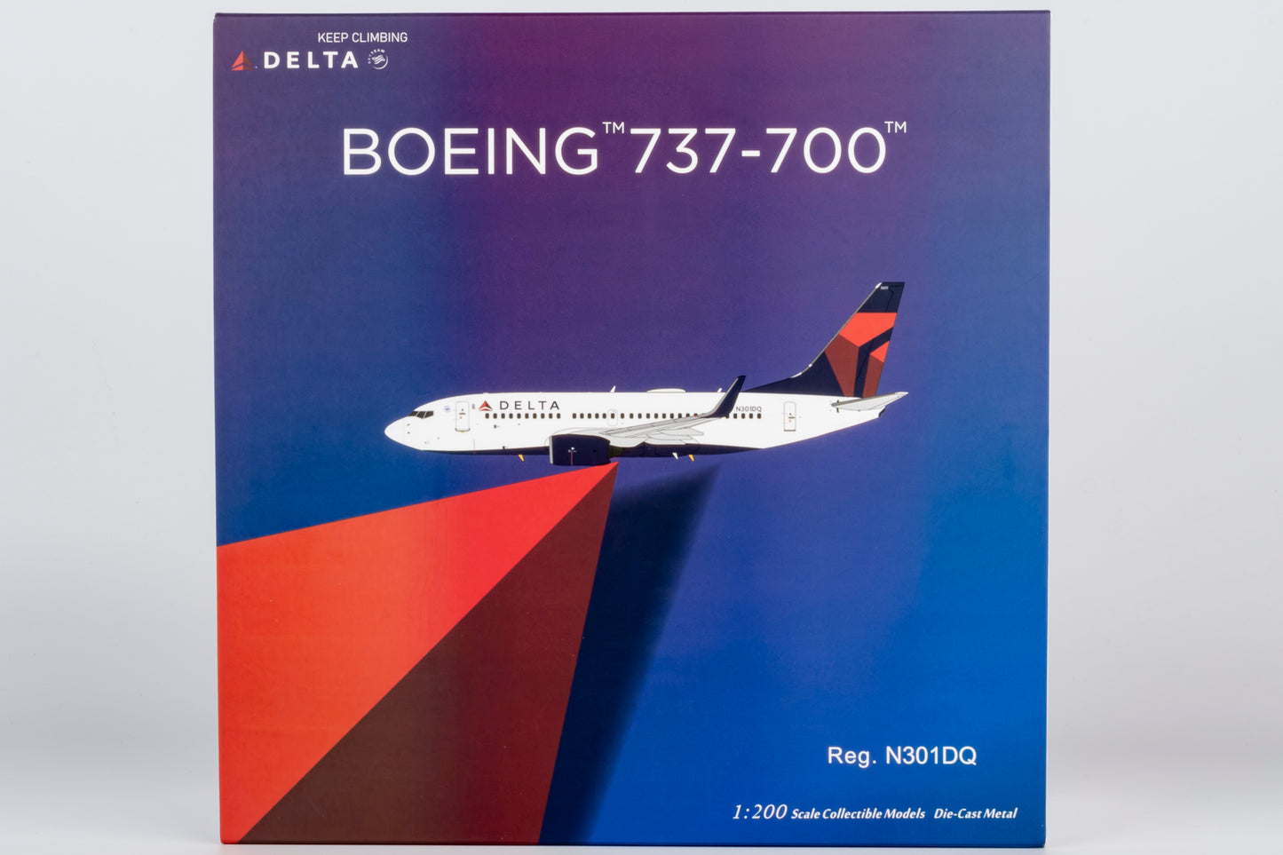 NG Models 1:200 Delta Air Lines Boeing 737-700 N301DQ 05028