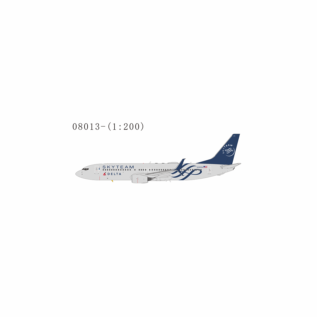 NG Models 1:200 Delta Air Lines 737-800/w N381DN Skyteam livery (scimitar winglets) NG 08013
