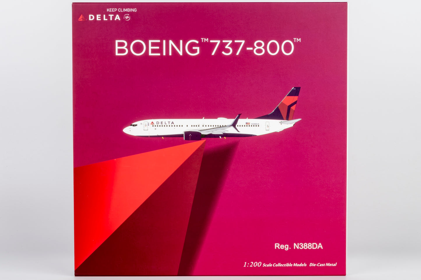 NG Models 1:200 Delta Air Lines Boeing 737-800 scimitar N388DA 08063