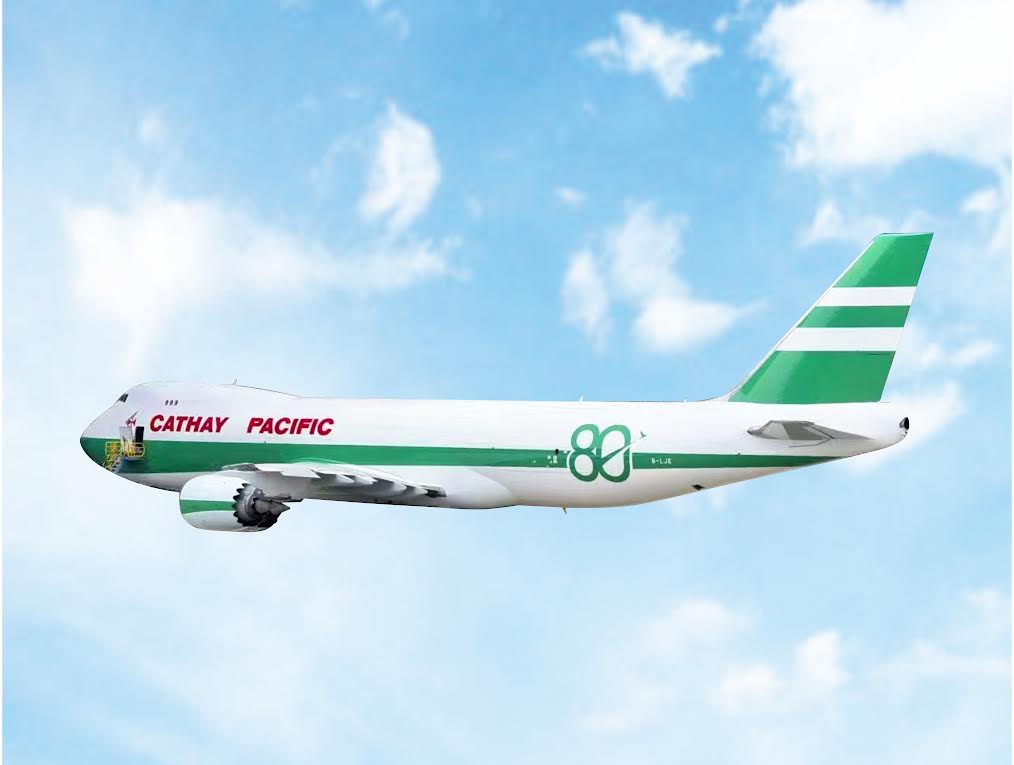 Pre-Order Phoenix Models 1:400 Cathay Pacific Cargo Boeing 747-8F B-LJE "80 Years" 04685