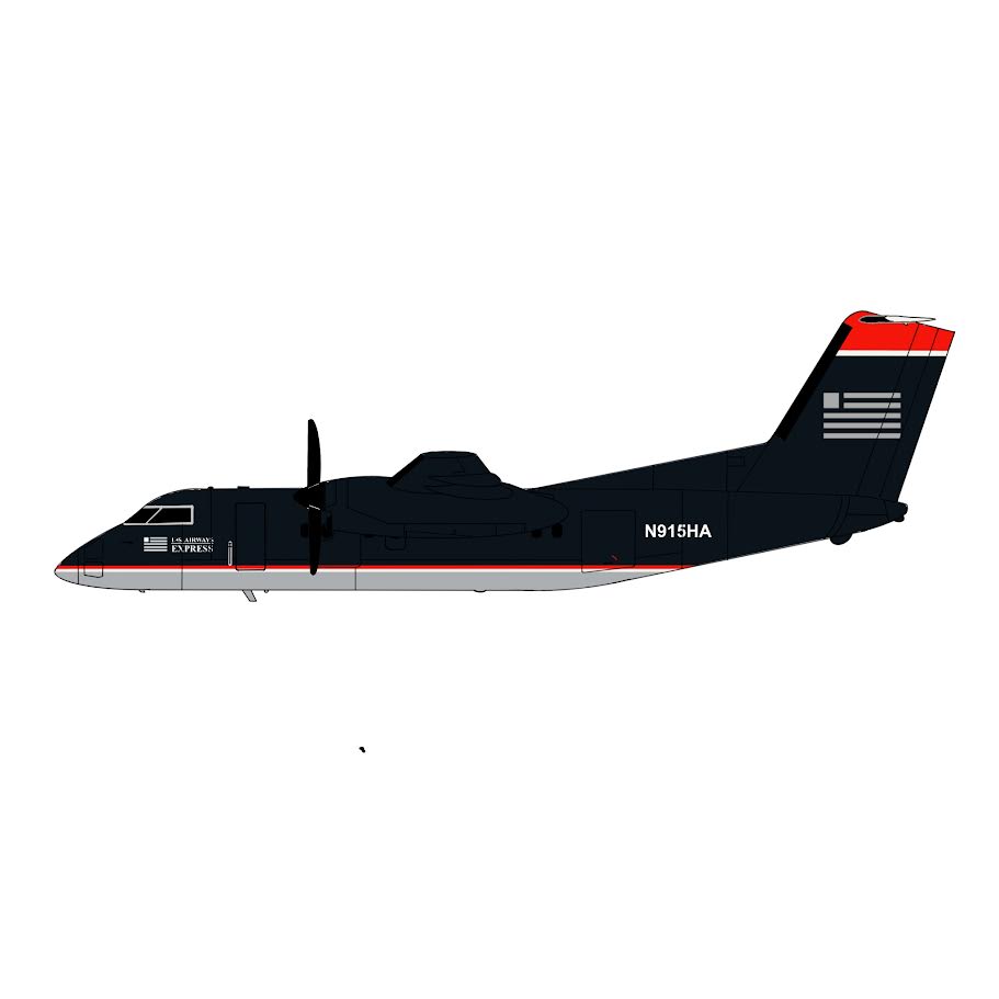 3DD 1:400 US Airways Express DHC Q100 N915HA 172