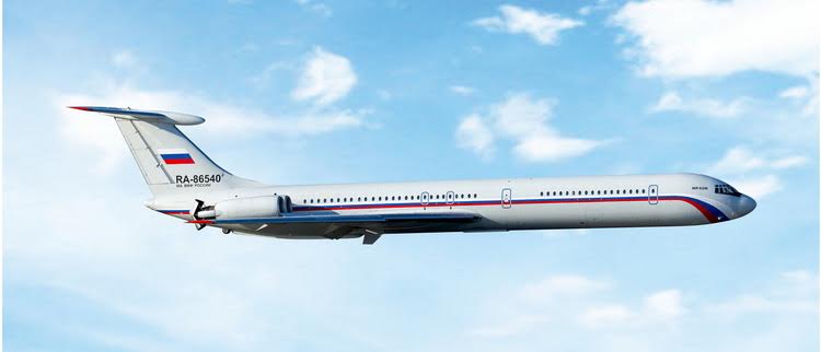 Pre-Order Phoenix Models 1:400 Rossiya Russian Navy Ilyushin IL-62M RA-86540 12106