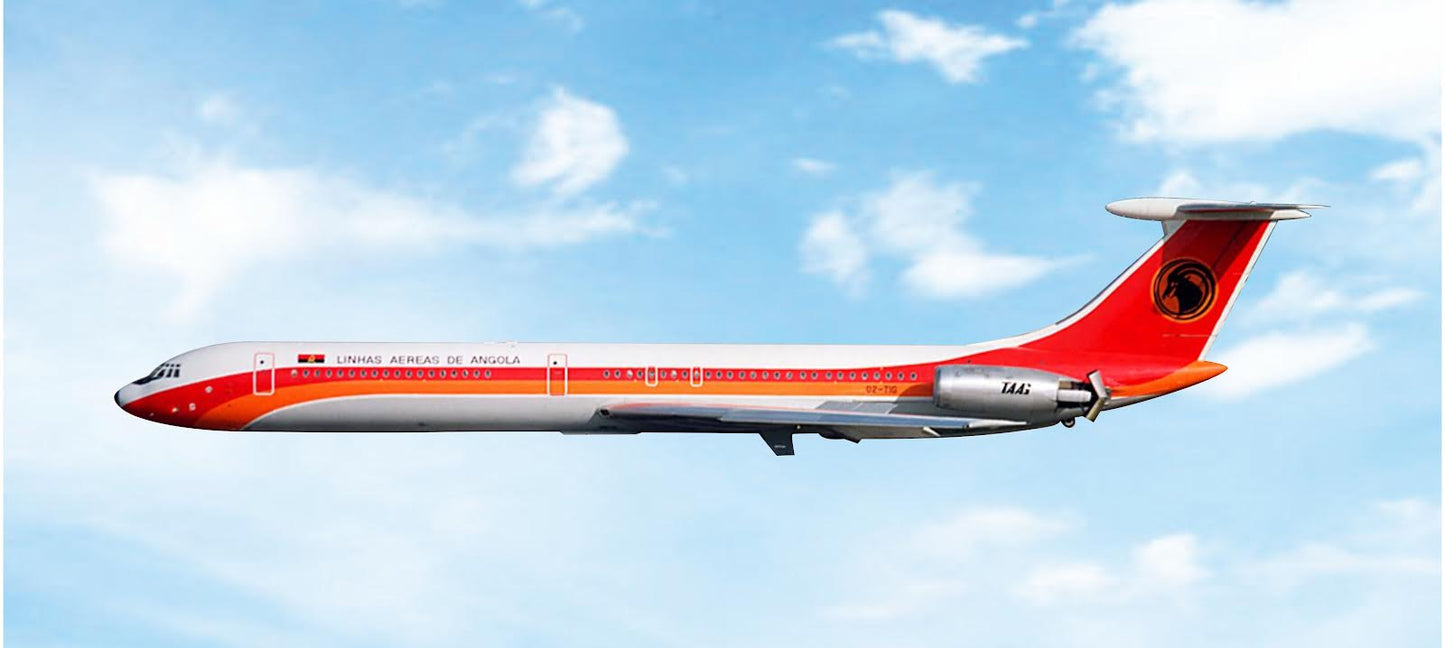 Pre-Order Phoenix Models 1:400 TAAG Angola Ilyushin IL-62M D2-TIG 12084