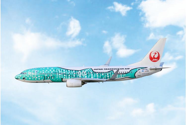 Pre-Order Phoenix Models 1:400 Japain Transocean Air (JAL) Boeing 737-800 JA07RK "Yui-Jimbee" 04696