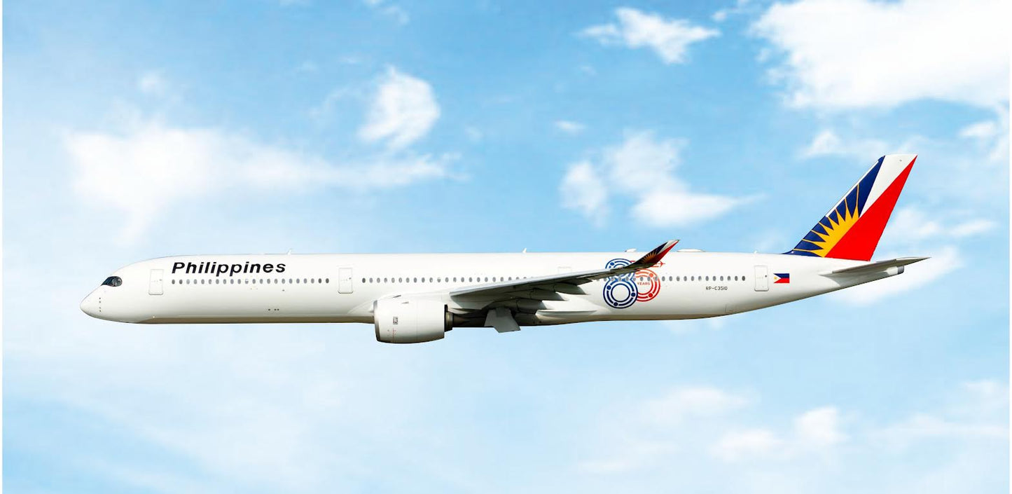 Pre-Order Phoenix Models 1:400 Philippines Airlines Airbus A350-1000 RP-C3510 "85th Anniversary" 12085