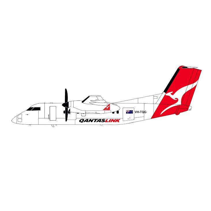 3DD 1:400 Qantaslink DHC Q200 VH-TQG 170
