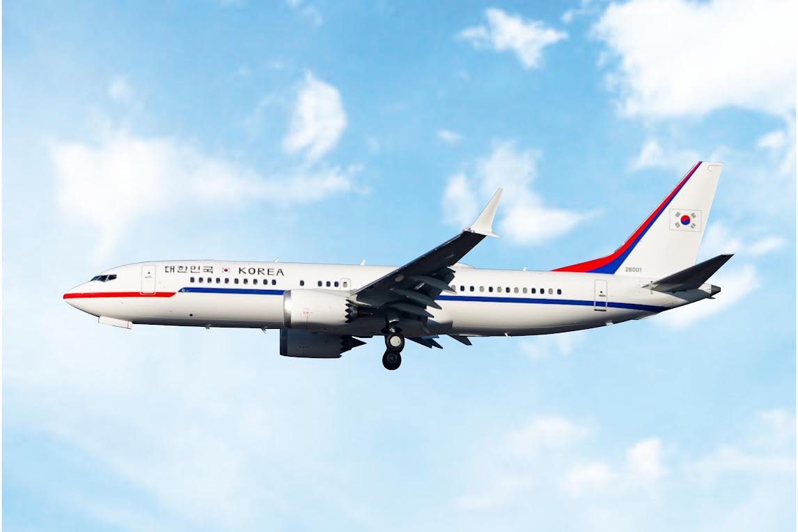 Pre-Order Phoenix Models 1:400 South Korean Government Boeing 737 MAX 8 26001 04684