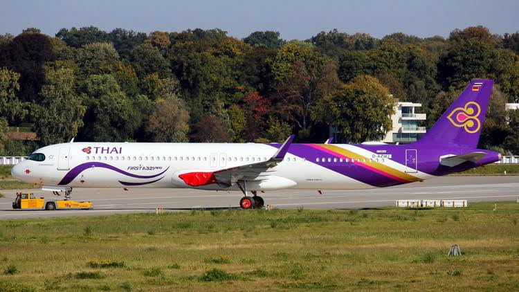 Phoenix Models 1:400 Thai Airways Airbus A321neo HS-TOA 12059