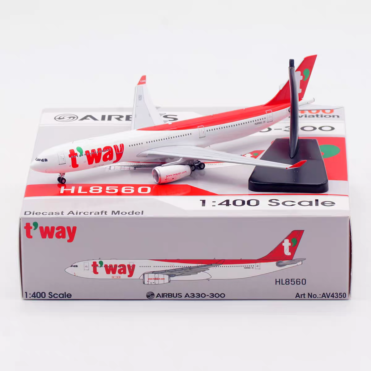 AV400 T'Way Air Airbus A330-343 HL8560 AV4350