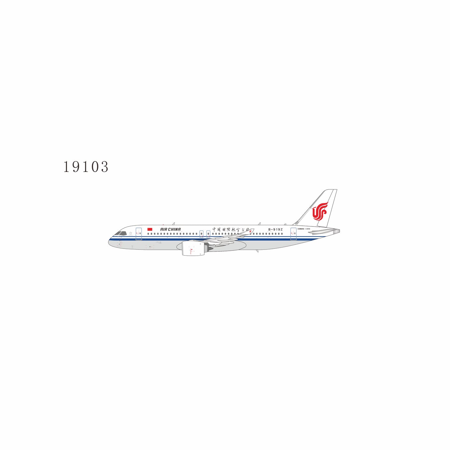 Pre-Order NG Models 1:400 Air China Comac C919 B-919Z 19103
