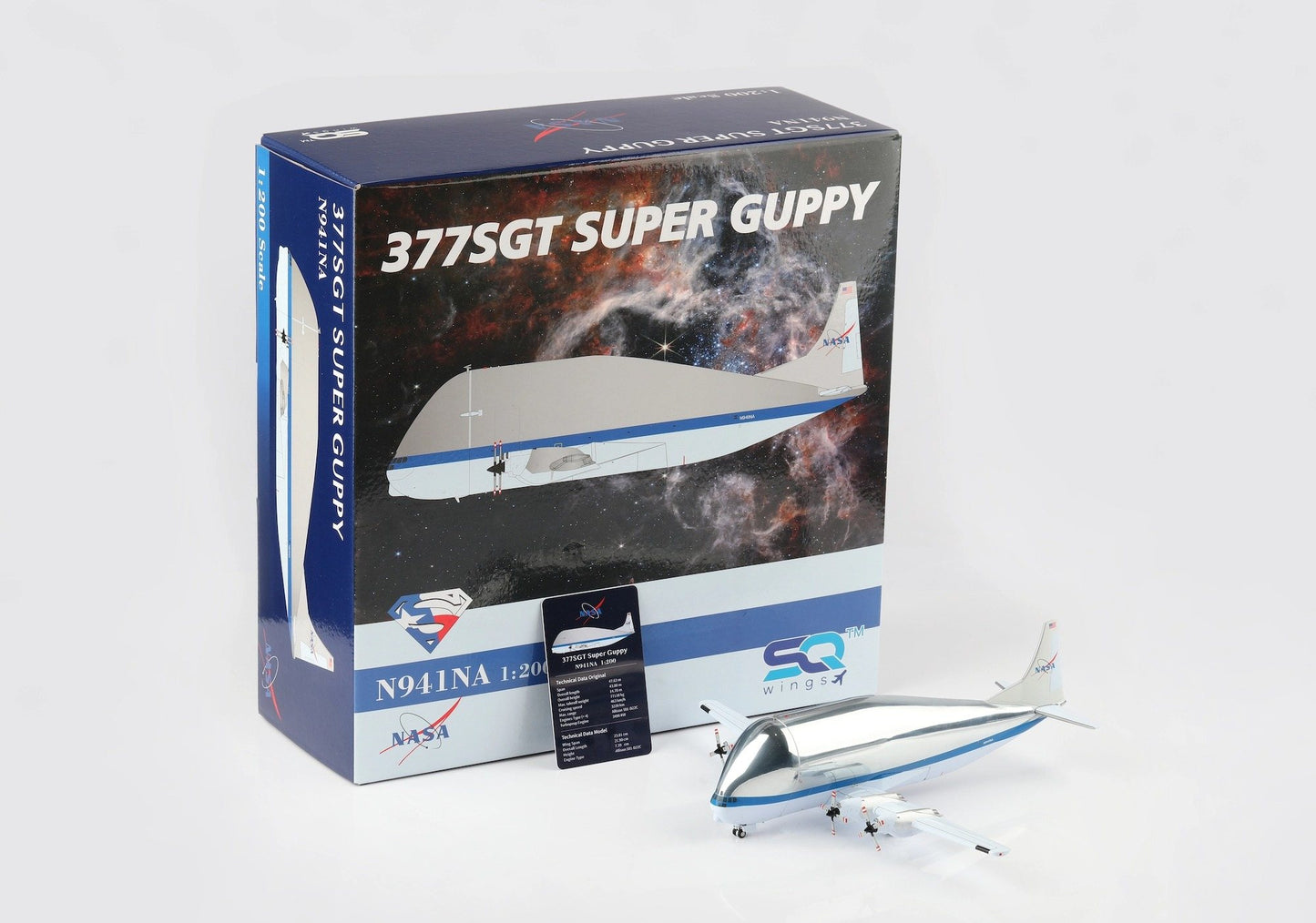 Pre-Order SQ Wings 1:200 NASA Boeing 377SGT N941NA "Super Guppy" L2057