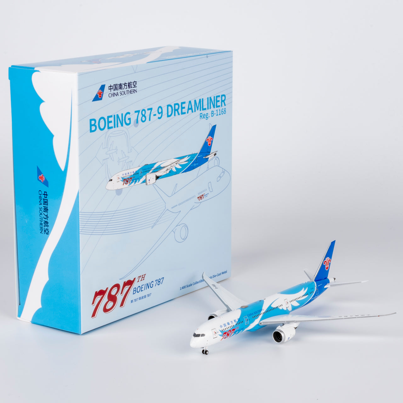 NG Models 1:400 China Southern Boeing 787-9 "787th 787" B-1168 24063
