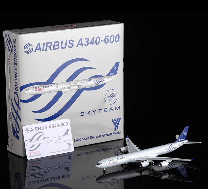 YY Wings 1:400 China Eastern Airbus A340-600 B-6053 "Skyteam"