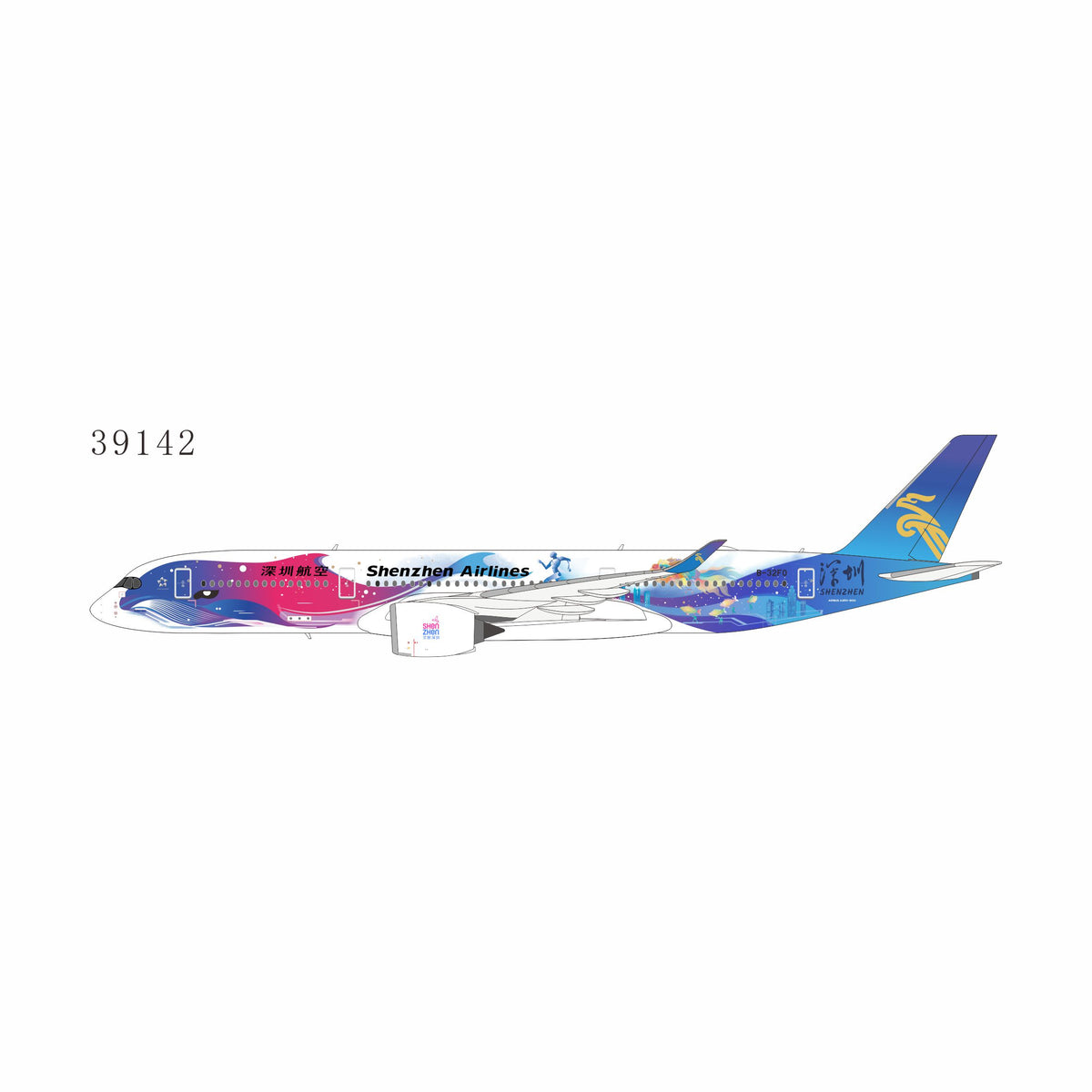 Pre-Order NG Models 1:400 Shenzhen Airlines Airbus A350-900 B-32F0 "Amazing Shenzhen" 39142