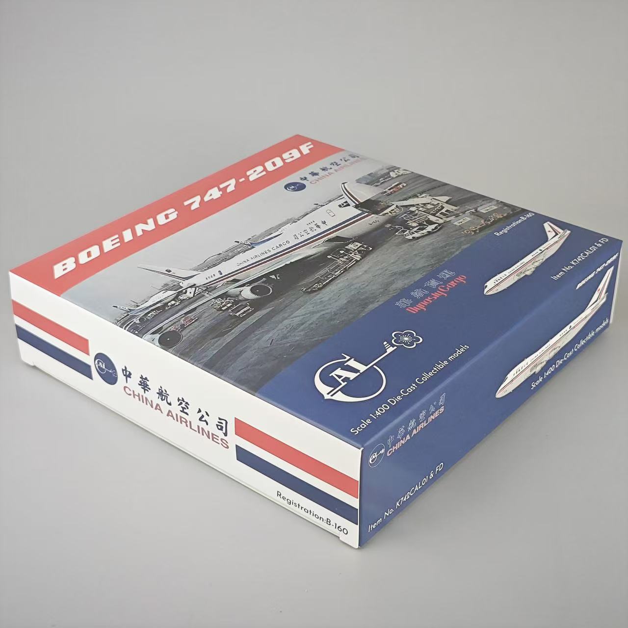Pre-Order Kylin Models 1:400 China Airlines Cargo Boeing 747-200F B-160 K742CAL01