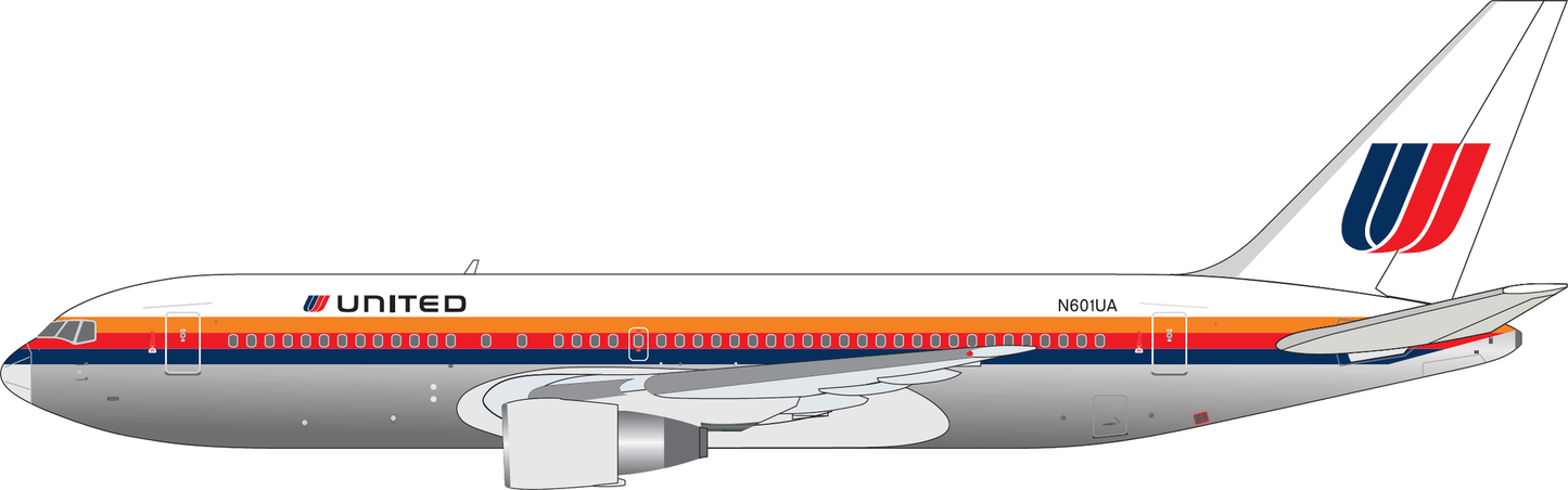 V1:400 United Airlines Boeing 767-200ER N601UA 400006