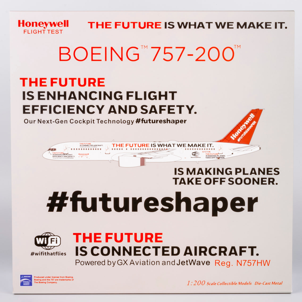NG Models 1:200 Honeywell Boeing 757-200 "current livery" N757HW NG 42039