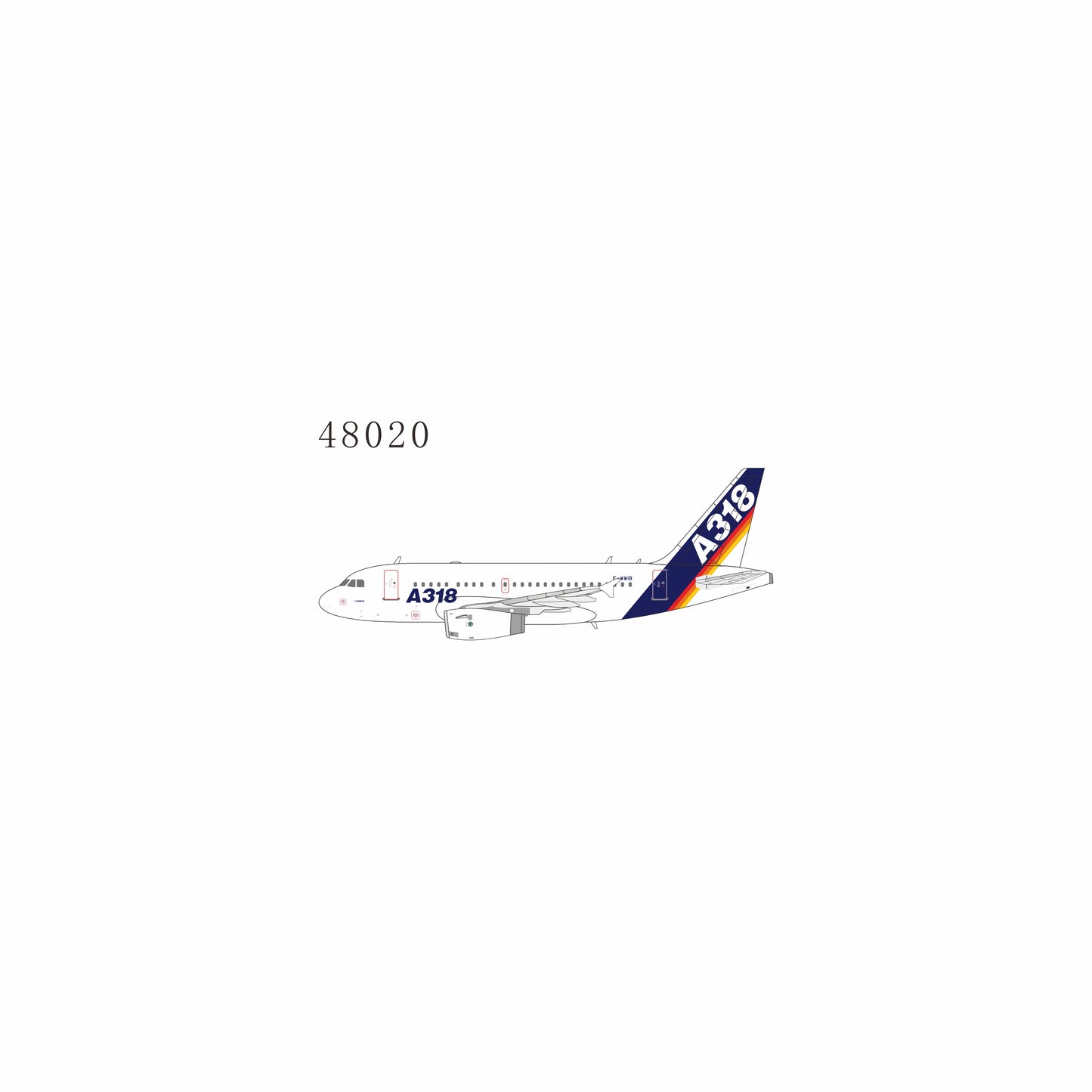 Pre-Order NG Models 1:400 Airbus Industrie A318 F-WWIB 48020