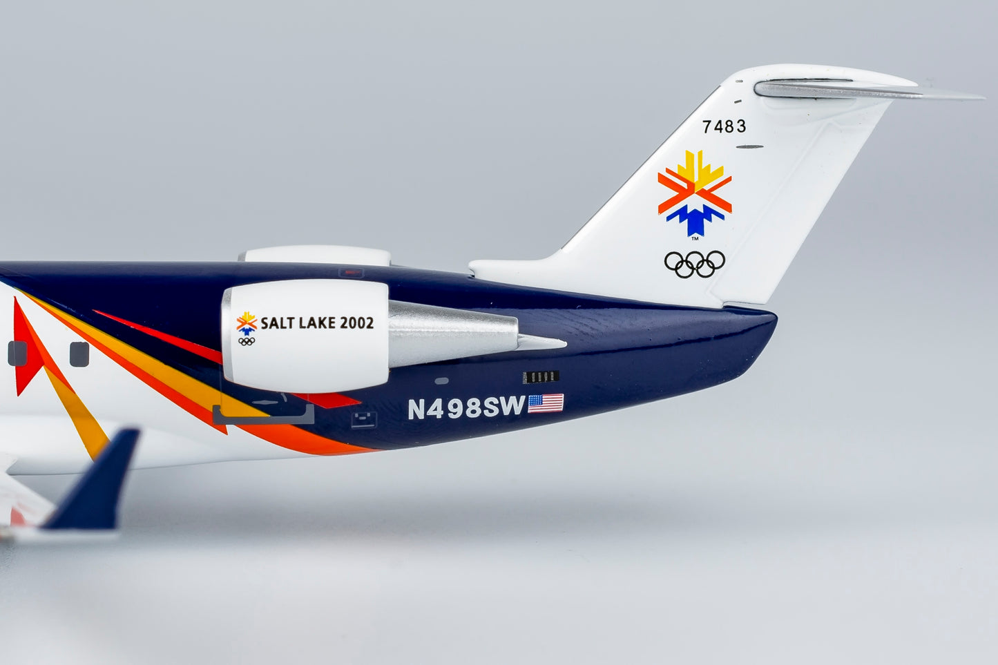 NG Models 1:200 Delta Connection (SkyWest) CRJ-200 N498SW "Salt Lake Ctiy 2002" NG 52065