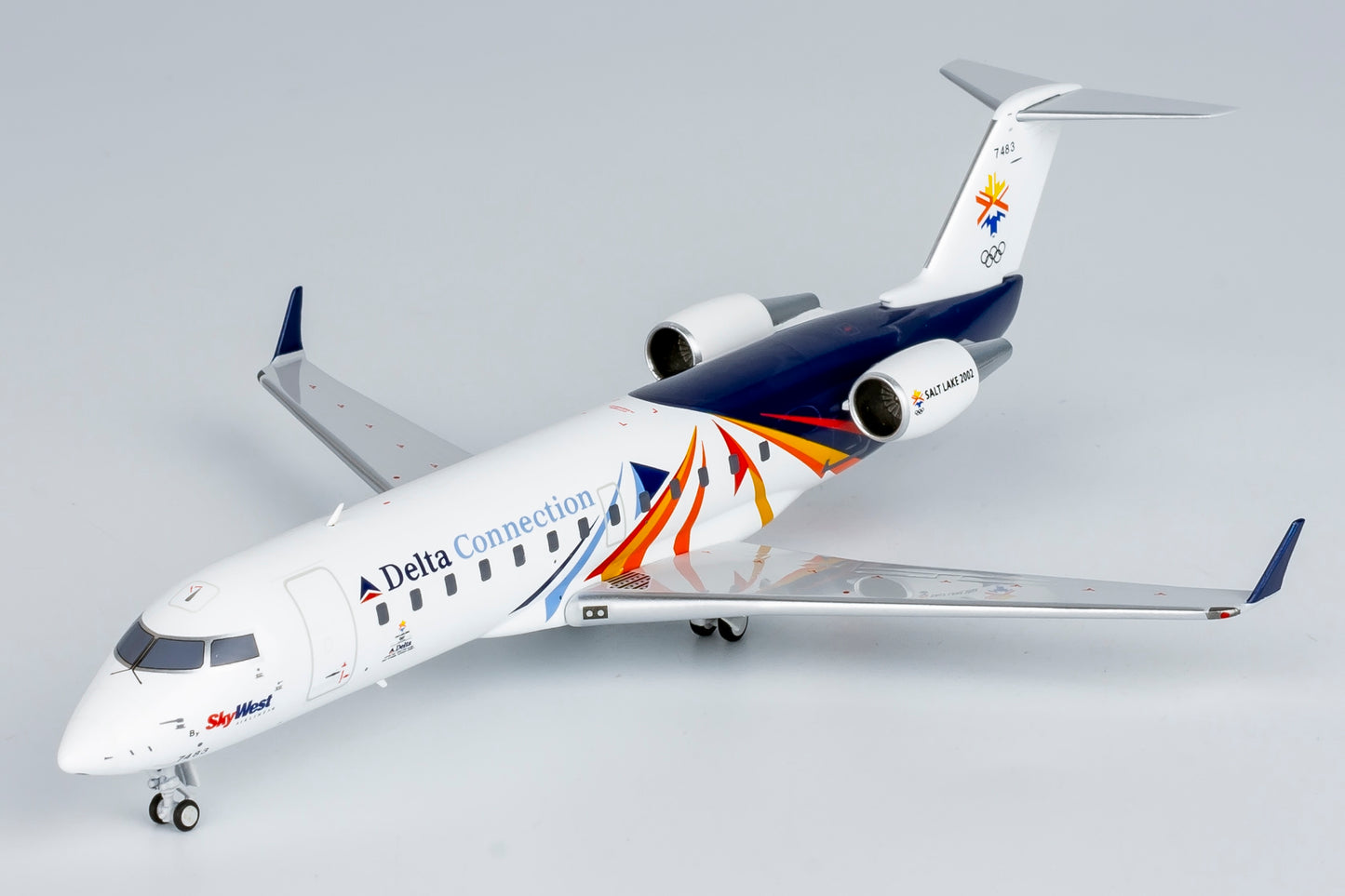NG Models 1:200 Delta Connection (SkyWest) CRJ-200 N498SW "Salt Lake Ctiy 2002" NG 52065