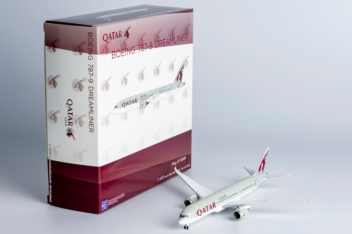 NG Models 1:400 Qatar Airways Boeing 787-9 A7-BHH NG 55106