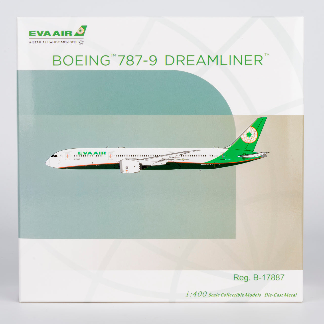 NG Models 1:400 Eva Airways Boeing 787-9 "revised livery" B-17887 NG 55141