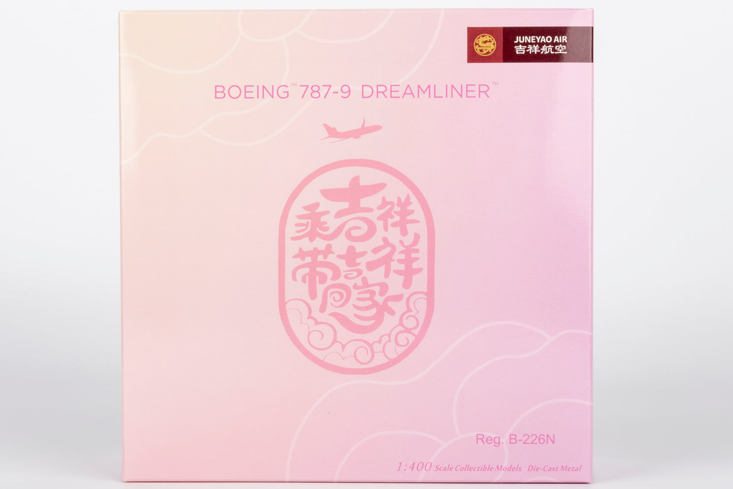 NG Models 1:400 Juneyao Airlines Boeing 787-9 "Blossoming China" B-226N 55152