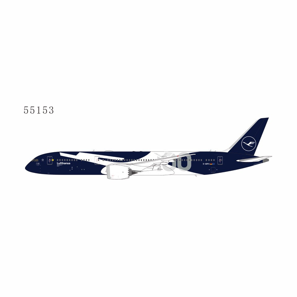 NG Models 1:400 Lufthansa Boeing 787-9 D-ABPU "100th Anniversary" 55153
