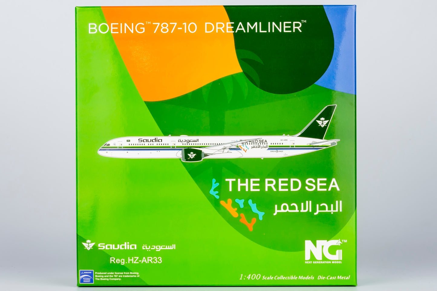 NG Models 1:400 Saudi Arabian Boeing 787-10 "Red Sea" HZ-AR33 NG 56027