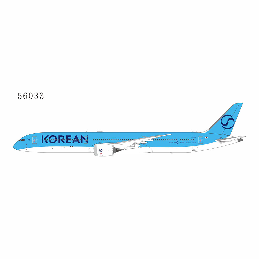 NG Models 1:400 Korean Air Boeing 787-9 new livery HL8515 56033