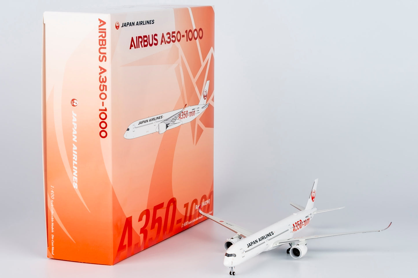 NG Models 1:400 Japan Airlines (JAL) A350-1000 JA02WJ with red "A350-1000" NG 57013
