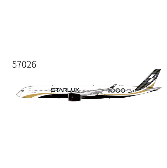 Pre-Order NG Models 1:400 Starlux Airlines Airbus A350-1000 B-58551 "Carbon Fiber" 57026
