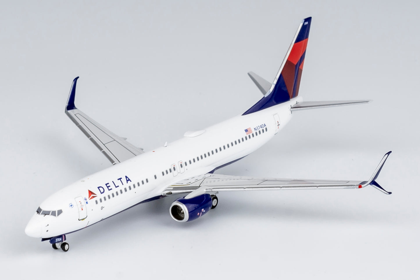 NG Models 1:400 Delta Air Lines Boeing 737-800 (first -800 with scimitars for Delta) N374DA NG 58218