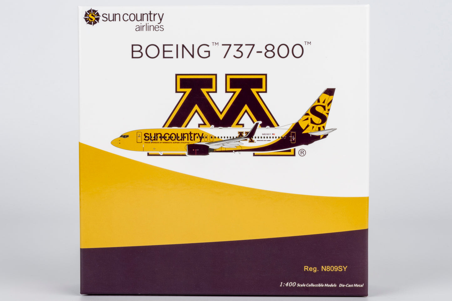 NG Models 1:400 Sun Country Boeing 737-800 "Minnesota Gophers" N809SY 58248