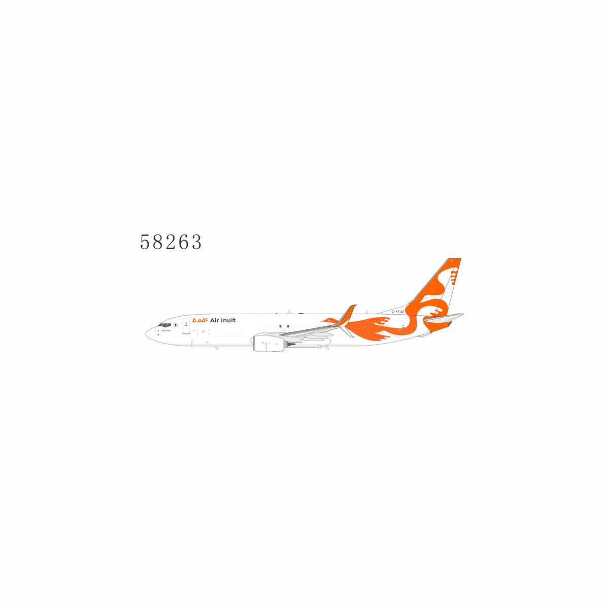 Pre-Order NG Models 1:400 Air Inuit Boeing 737-800SF C-FTUZ 58263
