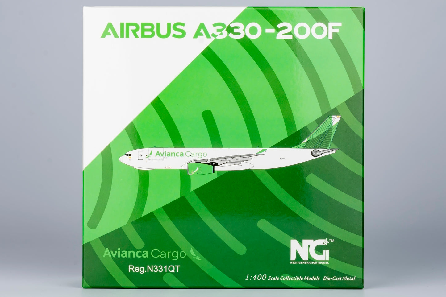 NG Models 1:400 Avianca Cargo Airbus A330-200F Green livery N331QT NG 61071