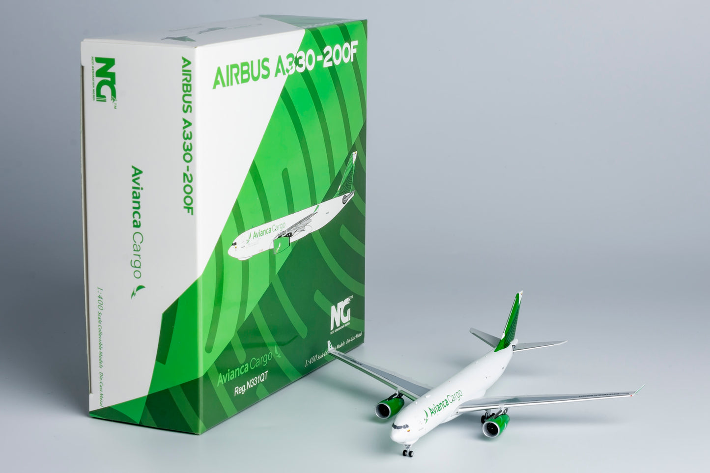 NG Models 1:400 Avianca Cargo Airbus A330-200F Green livery N331QT NG 61071