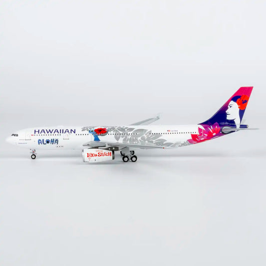 NG Models 1:400 Hawaiian Airlines Airbus A330-200 N378HA "Disney's Lilo & Stitch" 61105