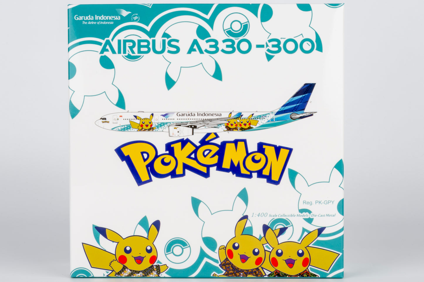 NG Models 1:400 Garuda Indonesia Airbus A330-300 "Pikachu Jet" PK-GPY 62073