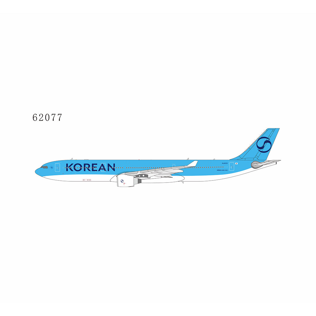 NG Models 1:400 Korean Air Airbus A330-300 new livery HL8025 62077
