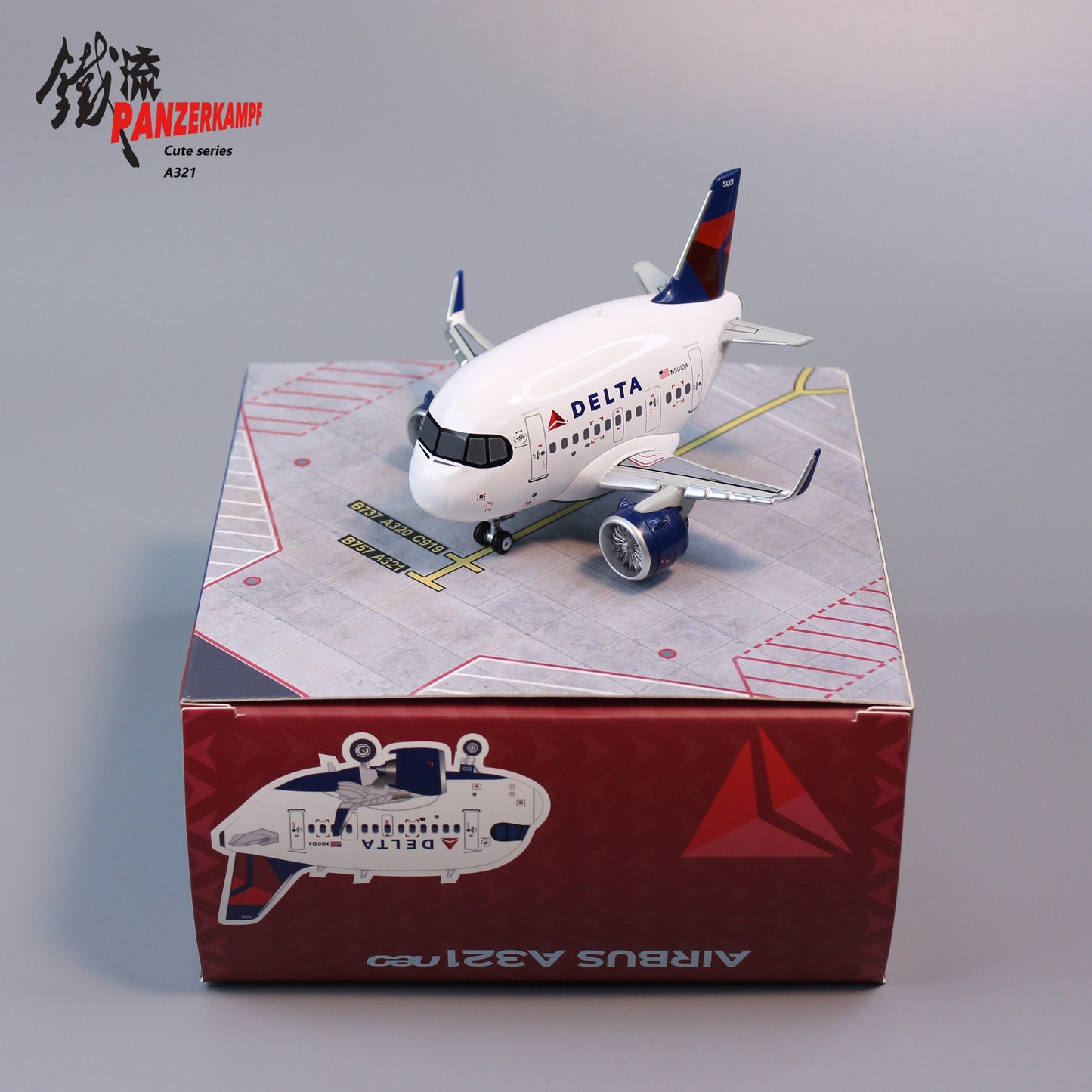 Panzerkampf Cute Model Delta Air Lines Airbus A321neo N501DA 70102PK