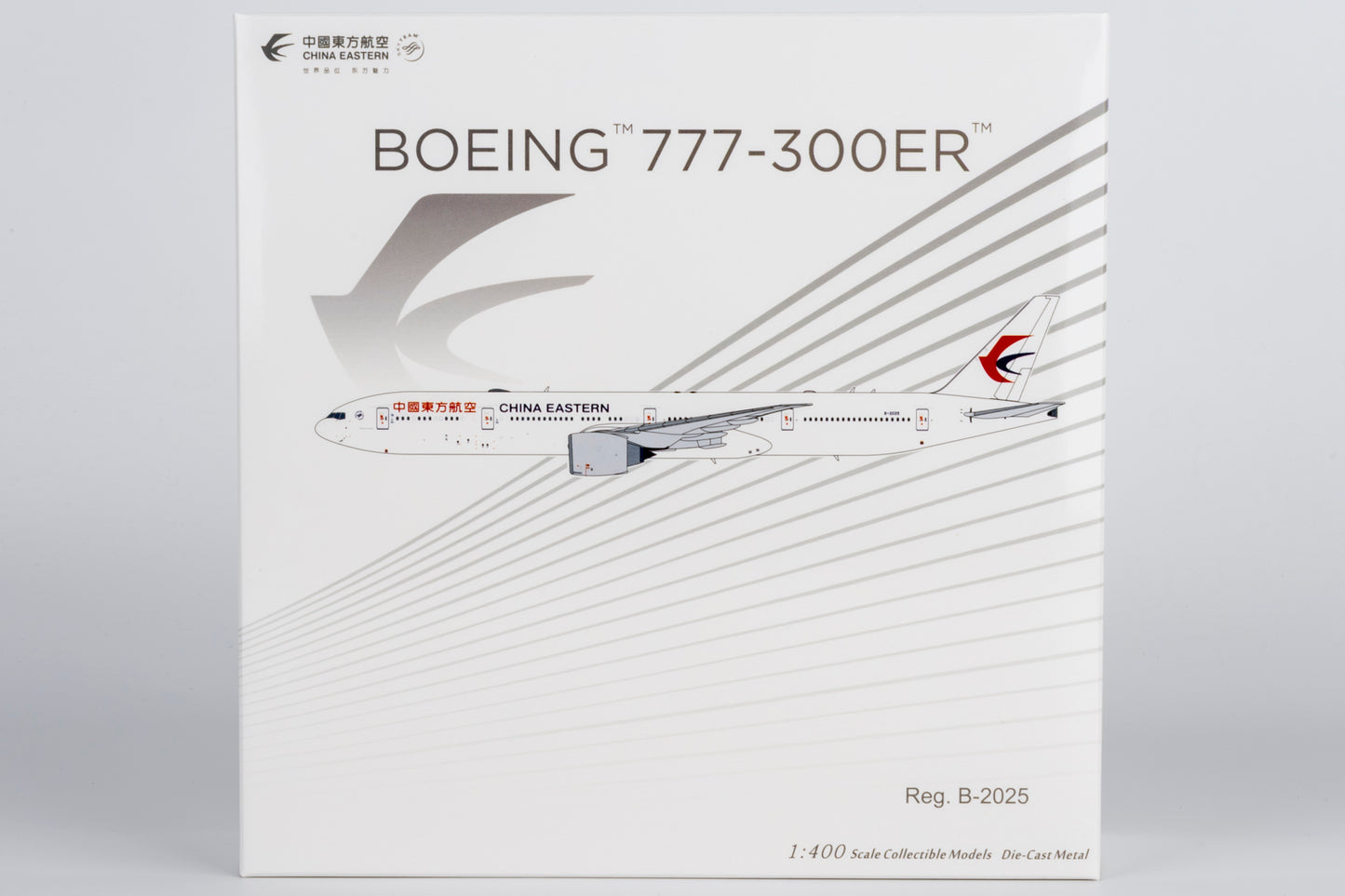 NG Models 1:400 China Eastern Boeing 777-300ER B-2025 73077