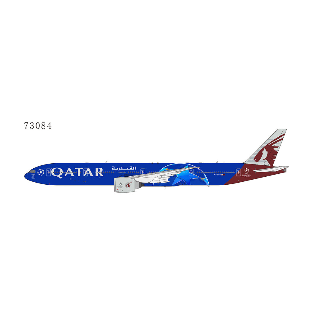 NG Models 1:400 Qatar Airways Boeing 777-300ER A7-BED "Champions League" 73084