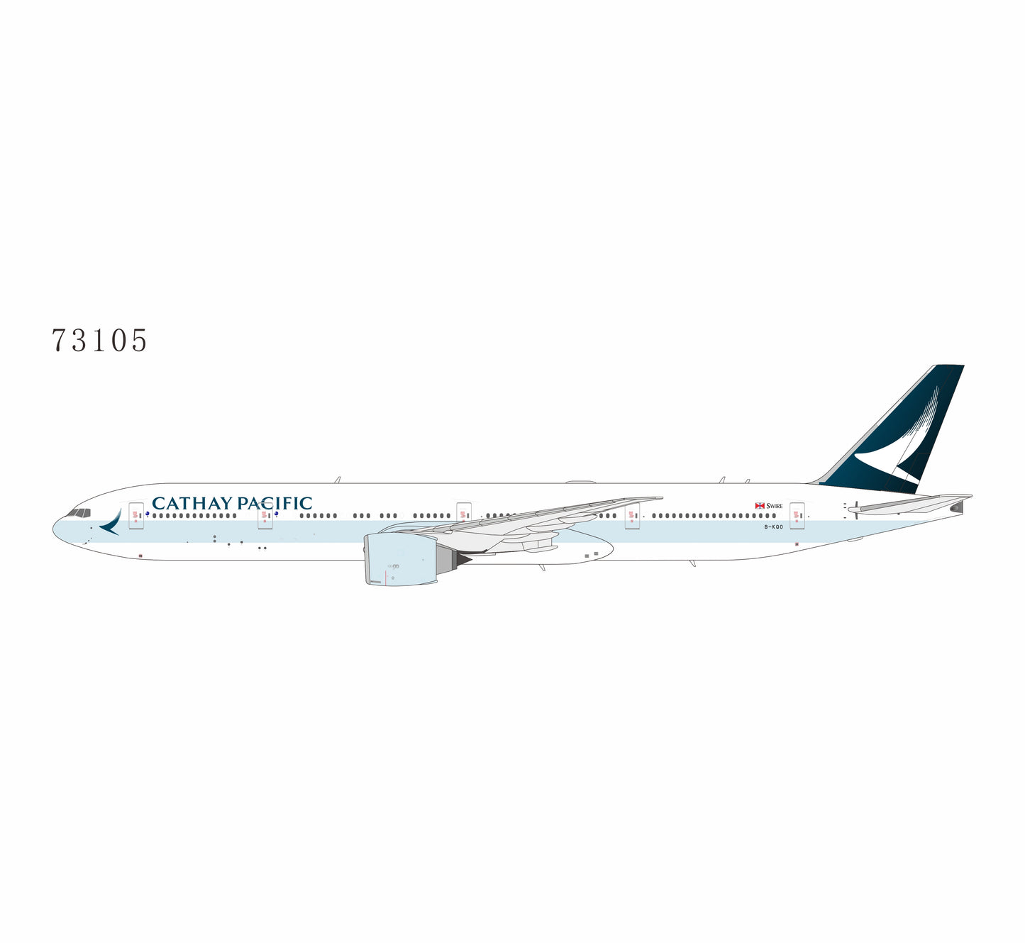 Pre-Order NG Models 1:400 Cathay Pacific Boeing 777-300ER B-KQO 73105