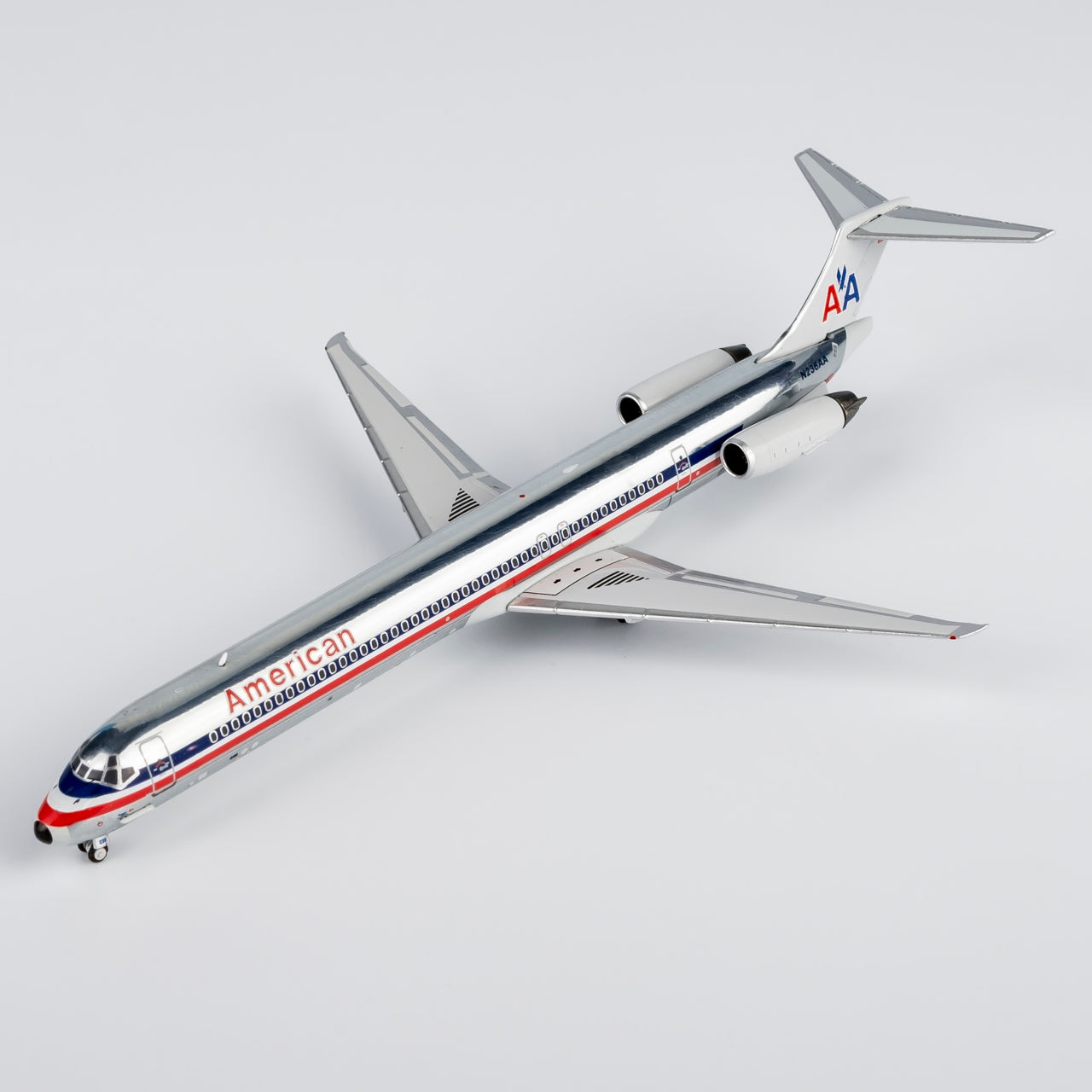 NG Models 1:400 American Airlines MD-82 "Black Nosecone" N236AA NG 83008