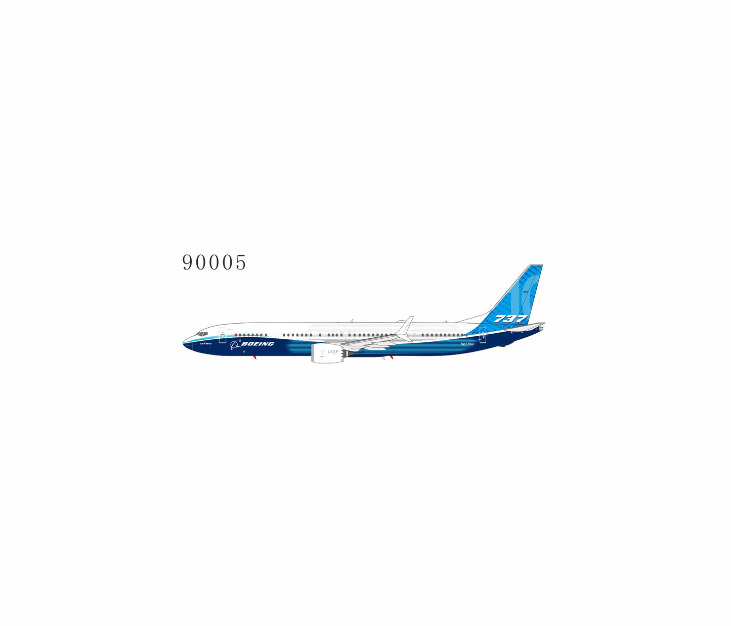 Pre-Order NG Models 1:400 The Boeing Company 737 MAX 10 N27752 90005
