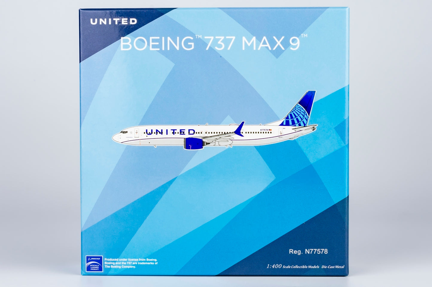 NG Models 1:400 United Airlines Boeing 737 MAX 9 N77578 NG 89013