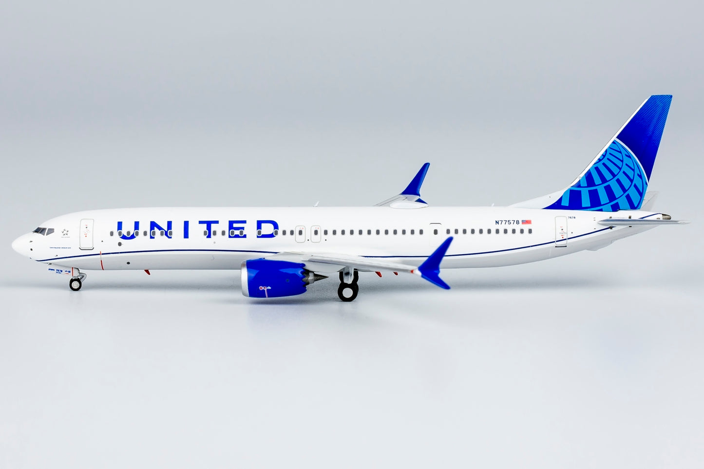 NG Models 1:400 United Airlines Boeing 737 MAX 9 N77578 NG 89013