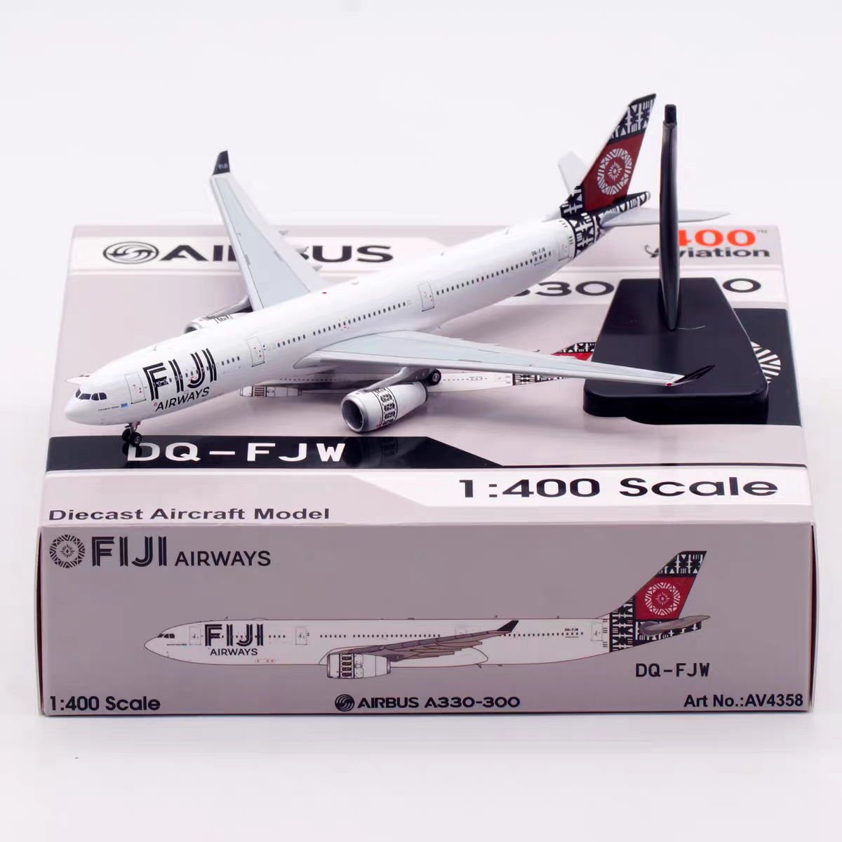 AV400 Fiji Airways Airbus A330-343 DQ-FJW AV4358