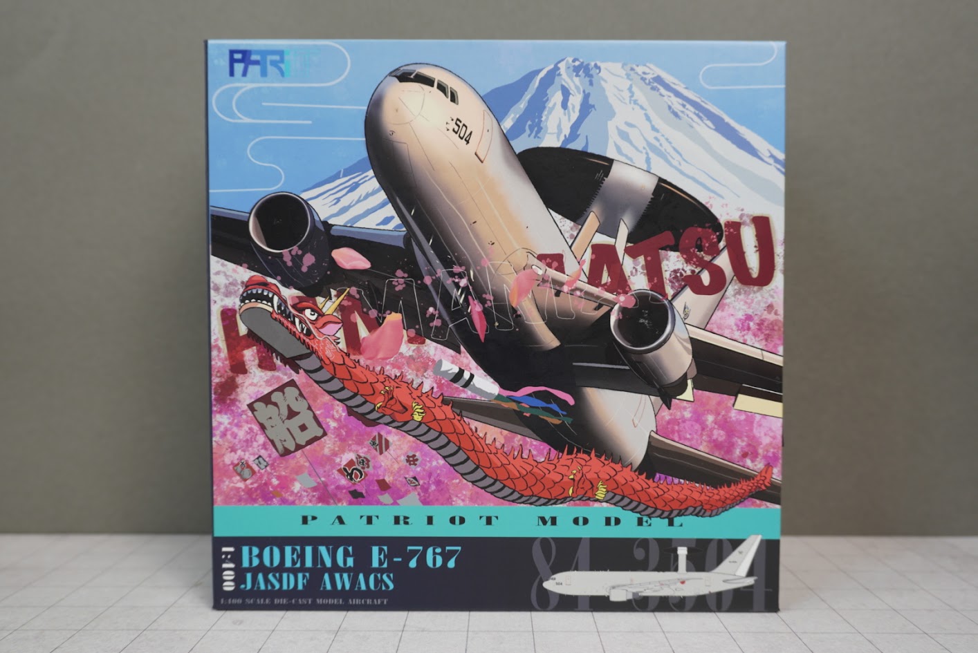 Patriot Model 1:400 JASDF Boeing E-767 AWACS 84-3504 PT-400-020